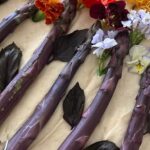 Purple Asparagus Forest Focaccia