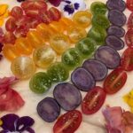 Rainbow Heart Focaccia