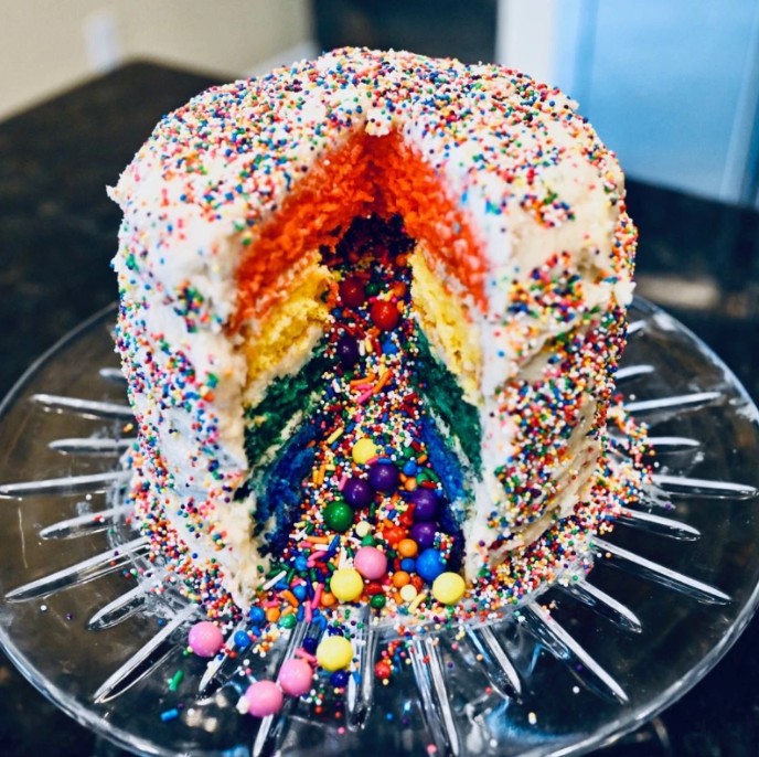 The Magic Behind Gluten-Free Exploding Rainbow Cake And Why It Stands Out