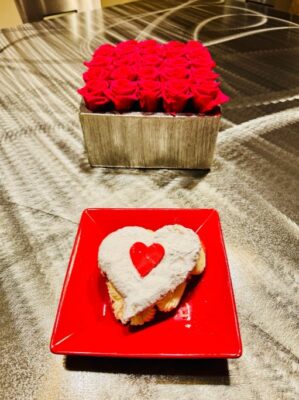 Heart-Shaped Gluten-Free Sugar Cookie Cream Sandwiches