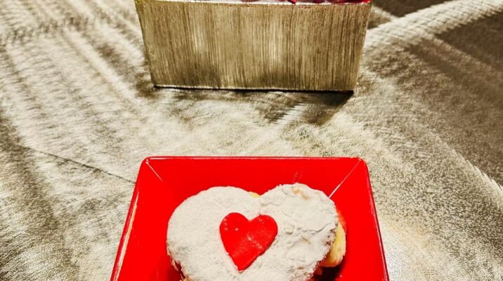 Heart-Shaped Gluten-Free Sugar Cookie Cream Sandwiches