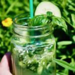 Basil Cucumber Vodka Gimlet