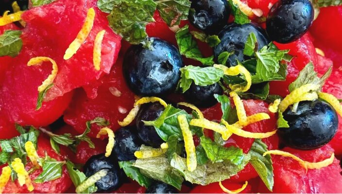 Refreshing Blueberry Watermelon Salad Recipe