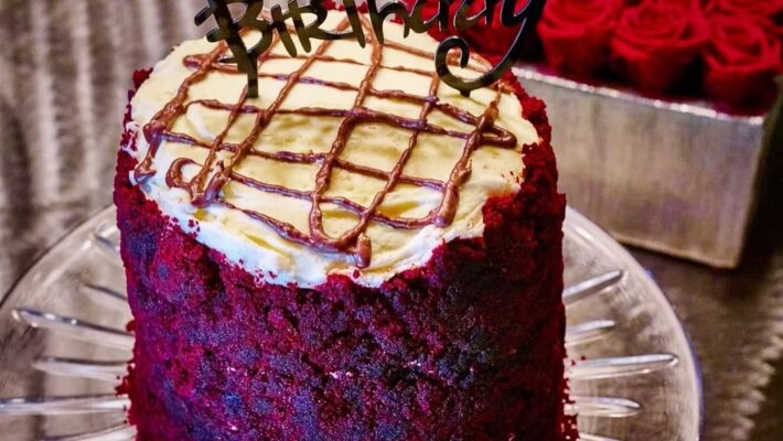 Gluten-Free Red Velvet Cake with Buttercream Frosting