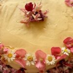 Gluten-Free Vanilla Rose Garden Party Cake
