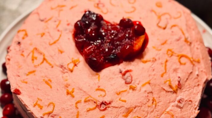 Gluten-Free Cranberry Orange Thanksgiving Cake