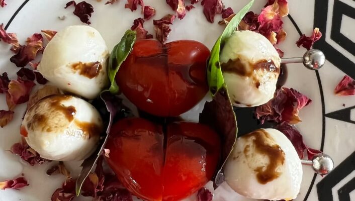 Caprese Hearts – A Romantic Twist on a Classic Salad