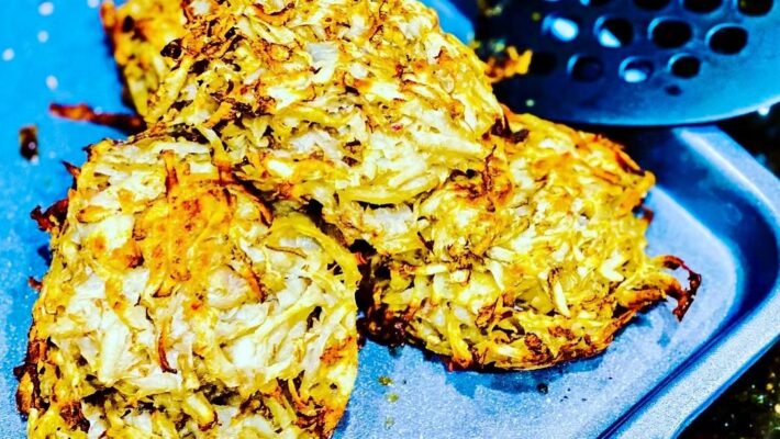 Crispy Oven-Baked Potato Latkes Recipe