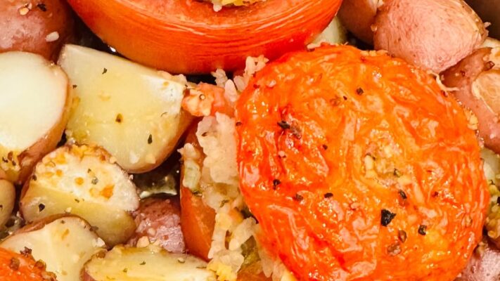 Pomodori Ripieni di Riso (Baked Tomatoes with Rice)