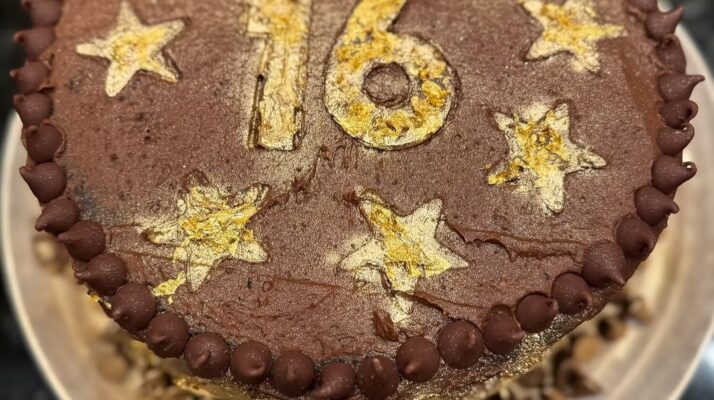 Gluten-Free Chocolate Cake with Chocolate Buttercream