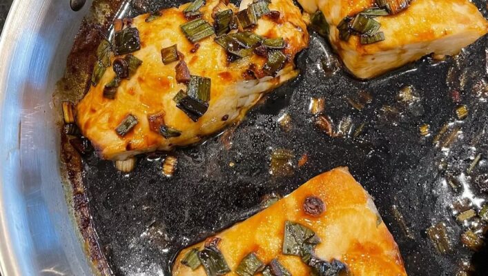 Gluten-Free Hong Kong Style Sea Bass (Soy Sauce, Ginger, and Scallions)