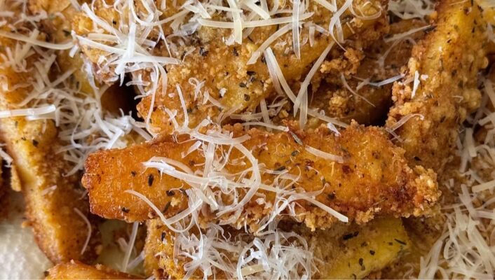 Gluten-Free Baked Polenta Fries
