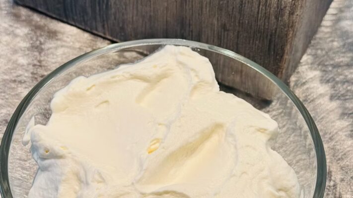 Homemade Whipped Cream Topping