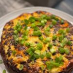 Gluten-Free Tater Tot Breakfast Quiche or Hash Brown Crusted Bacon and Cheddar Quiche