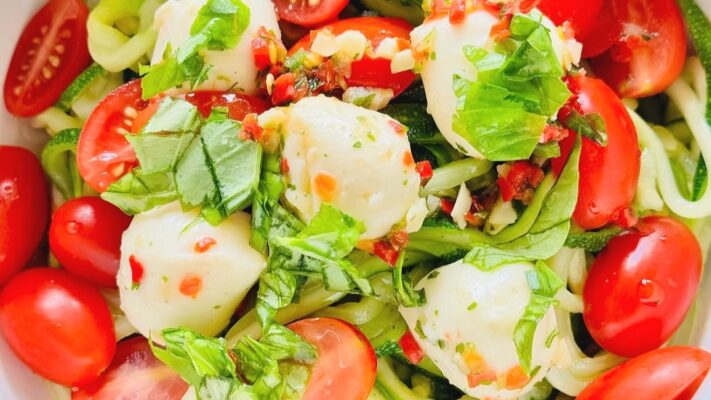 Zucchini Noodles Caprese Recipe