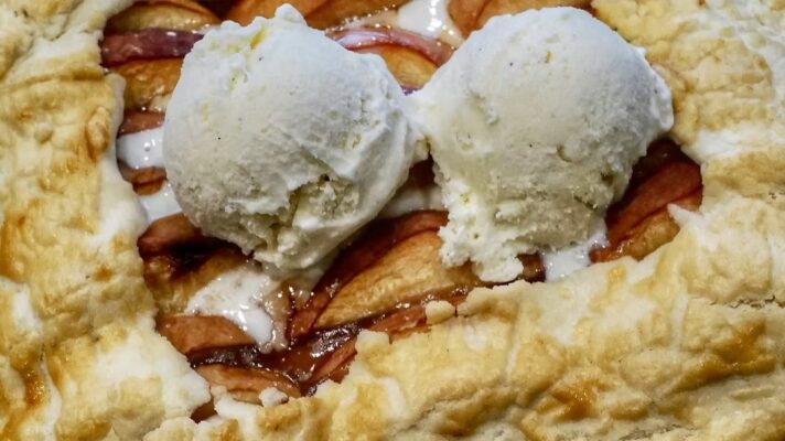 Gluten-Free Pecan Bourbon Peach Galette