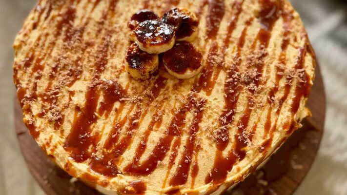 Gluten-Free Banana Caramel Bliss Cake
