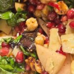 Easy Winter Pear Salad with Candied Hazelnuts