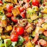 Lobster Roll Panzanella with Avocado and Bacon