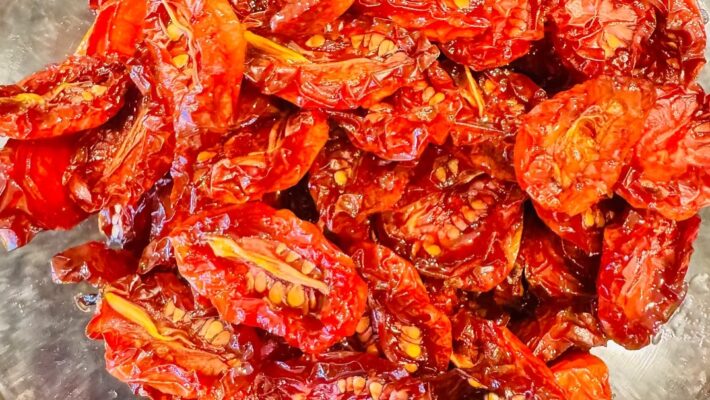 Simple Sun Dried Dehydrated Tomatoes
