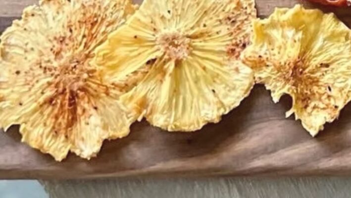 Oven-Dried Spicy Pineapple Recipe