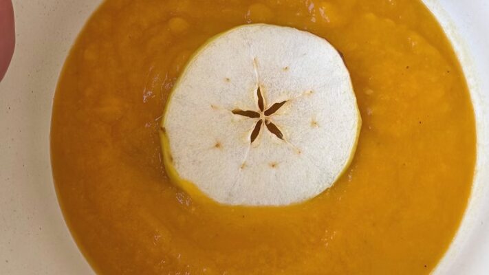 Roasted Butternut Squash and Apple Soup Recipe