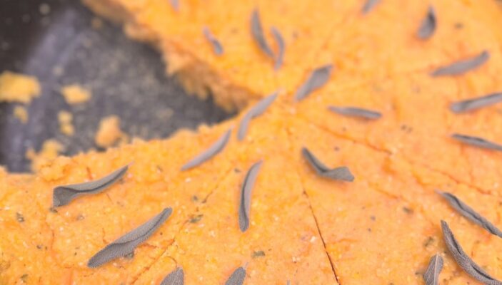 Gluten-Free Sweet Potato and Sage Cornbread