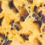 Decadent Chocolate Bread Pudding with Passion Fruit Sauce