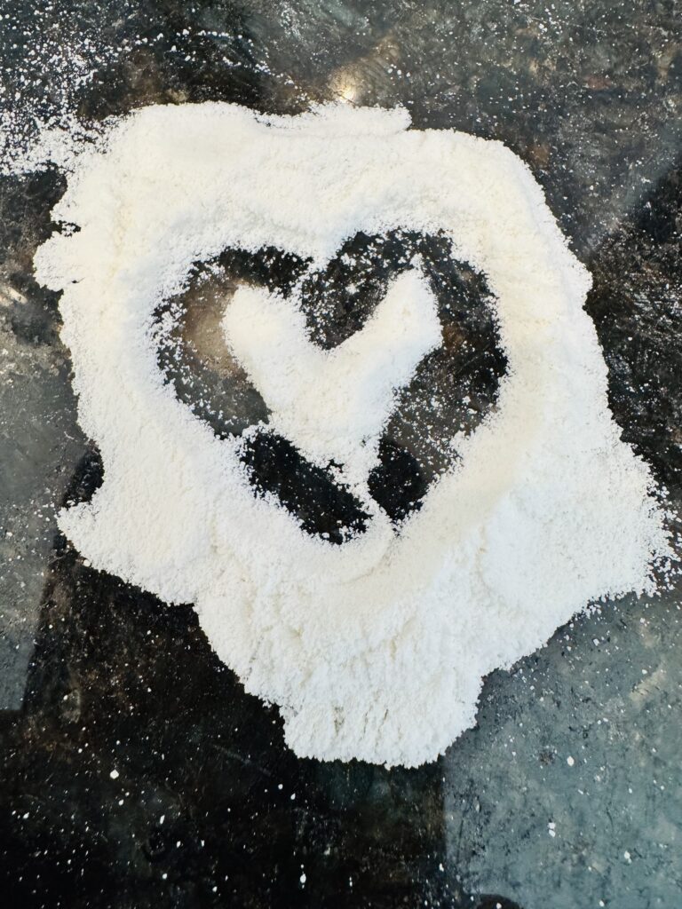 Sweet Rice Flour Heart
