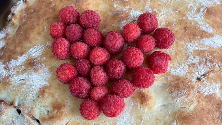 The Best Gluten-Free Nutella Raspberry Dessert Calzone Recipe