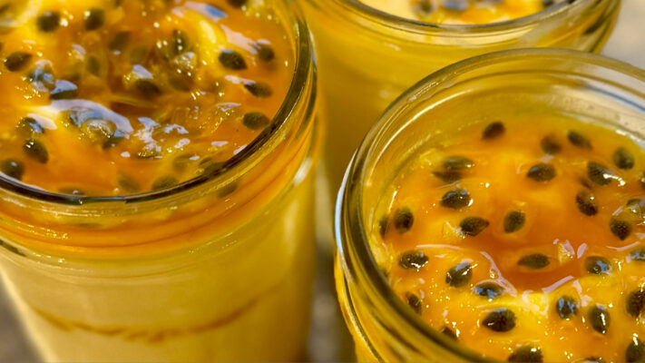 Tropical Passion Fruit Mousse Recipe