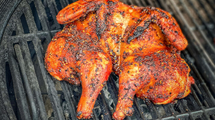 Grilled Spatchcocked Tuscan Chicken Recipe