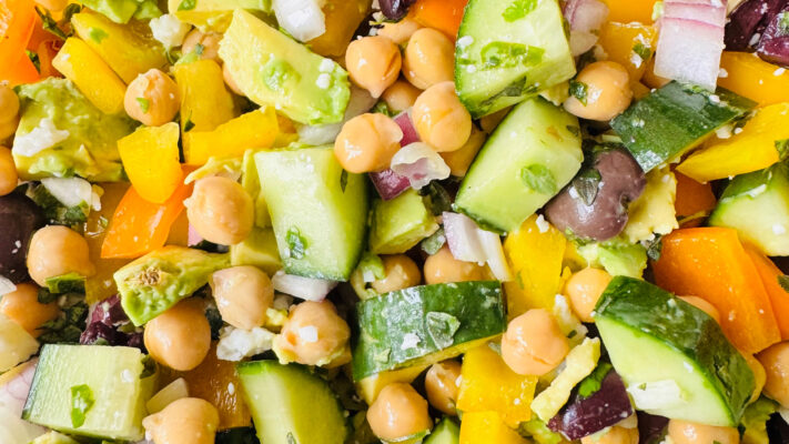 Mediterranean Chickpea Salad Recipe