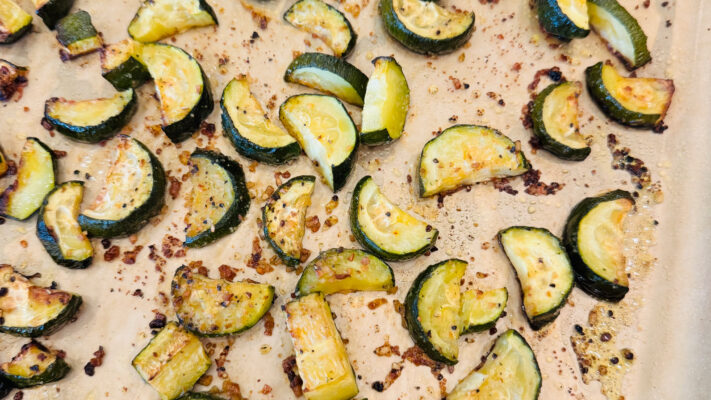 Roasted Zucchini with Garlic, Salt, and Pepper Recipe