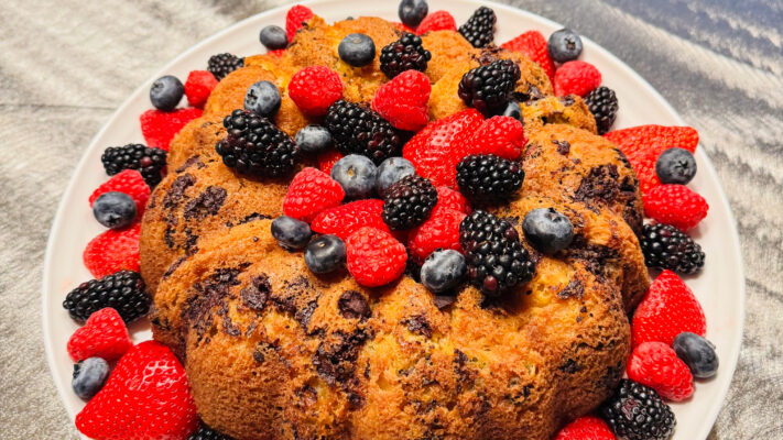 The Best Gluten-Free Chocolate Chip Bundt Cake (Three Flour Options)