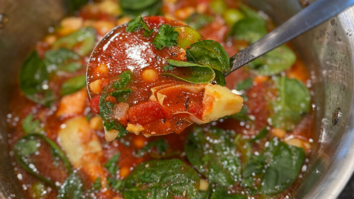 Best Mediterranean Chicken and Chickpea Soup Recipe