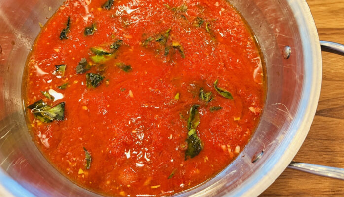 Homemade San Marzano Tomato Sauce DOP Recipe